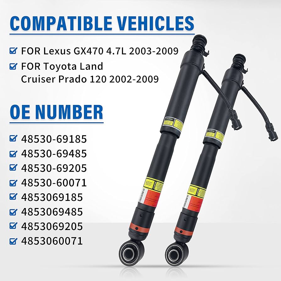 そそそ Amazon.com: Kalmaegee 48530-69485 Pair Rear Shock Absorber